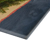 熱帯沿岸「海n挨拶」クリスマス カッティングボード (角)