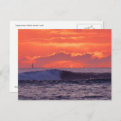 熱帯波 ポストカード (正面/裏面)