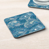 熱帯海のパターン コースター (左側)