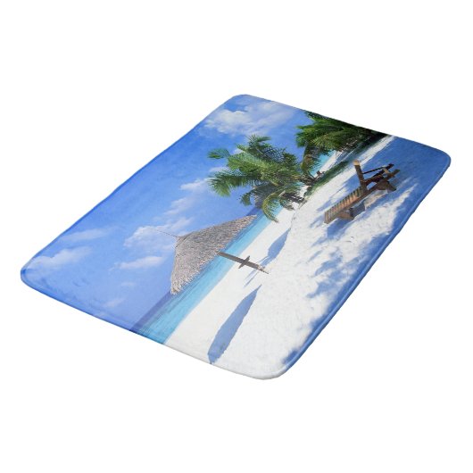熱帯海のビーチの浴室の敷物のマットの家の装飾 バスマット (アングル)