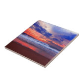 熱帯海の日没 タイル (側面)