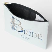 熱帯海シーデスティネーションウェディングブライド アクセサリーポーチ (見開き)