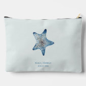 熱帯海シーデスティネーションウェディングブライド アクセサリーポーチ (裏面)