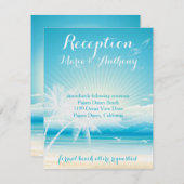 熱帯海ドリームス披露宴 招待状 (正面/裏面)