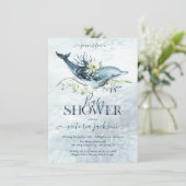 熱帯海ドルフィンベビーシャワー 招待状 (スタンド正面)