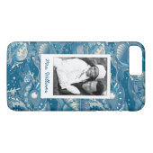 熱帯海パターン|あなたの写真及び名前 Case-Mate iPhoneケース (裏面(横))