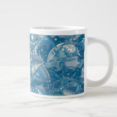 熱帯海パターン ジャンボコーヒーマグカップ (右)