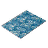 熱帯海パターン ノートブック (左側)