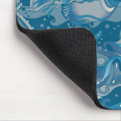 熱帯海パターン マウスパッド (コーナー)