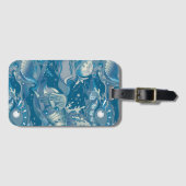 熱帯海パターン ラゲッジタグ (正面横)
