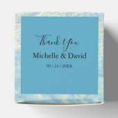 熱帯海ビーチシーセル結婚式の引き出物ボックス フェイバーボックス (上部)