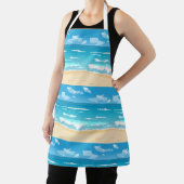 熱帯海ビーチシーン海岸景観 エプロン (インサイチュ)