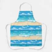 熱帯海ビーチシーン海岸景観 エプロン (正面)