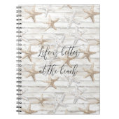 熱帯海ビーチヒトデ ノートブック (正面)