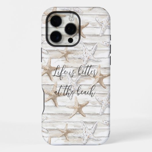 熱帯海ビーチヒトデ iPhoneケース (裏面)