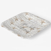 熱帯海ビーチ結婚ヒトデ ペーパープレート (傾斜あり)