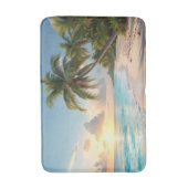 熱帯海ビーチ バスマット (正面縦)