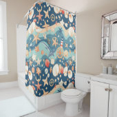 熱帯海ブリーズシャワーカーテン シャワーカーテン (インサイチュ)