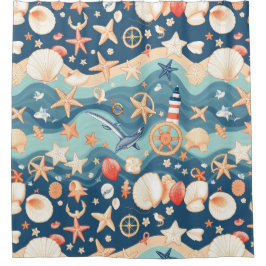 熱帯海ブリーズシャワーカーテン シャワーカーテン