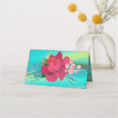 熱帯海ブリーズ金ゴールドテーブルカード プレイスカード (裏面)