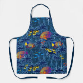 熱帯海中ガーデン超現実的なイラストレティ エプロン (正面)