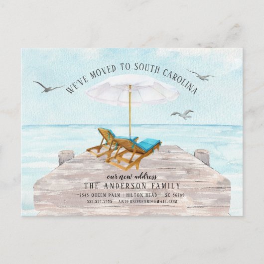 熱帯海域の移動発表 ポストカード (正面)