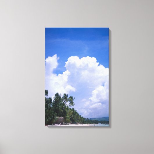 熱帯海岸線 キャンバスプリント (正面)