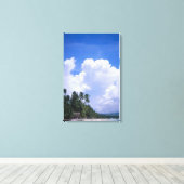 熱帯海岸線 キャンバスプリント (インサイチュ (ウッドフロア))