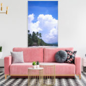 熱帯海岸線 キャンバスプリント (インサイチュ (リビング))