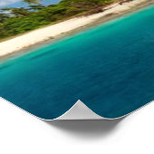 熱帯海岸線 ポスター (角)