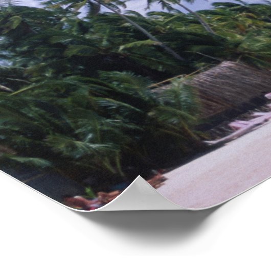 熱帯海岸線 ポスター (角)