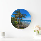 熱帯海岸線 ラージ壁時計 (ホーム)