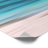 熱帯海抽象芸術やる気を起こさせるポスター ポスター (角)