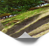 熱帯海景のパームツリーズポスター ポスター (角)