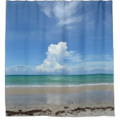 熱帯海景写真 シャワーカーテン (正面)