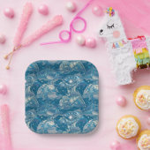 熱帯海模様 ペーパープレート (パーティー)