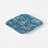 熱帯海模様 ペーパープレート (傾斜あり)