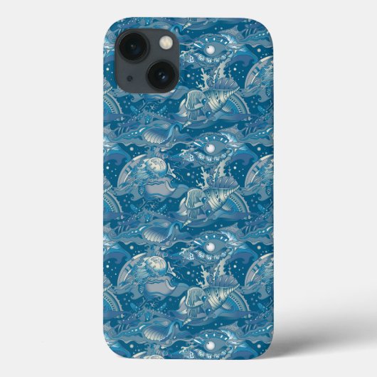 熱帯海模様 Case-Mate iPhoneケース (裏面)