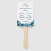 熱帯海水彩結婚式 プログラムハンドファン ハンドファン (裏面)