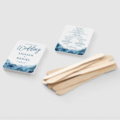 熱帯海水彩結婚式 プログラムハンドファン ハンドファン (組立なし)