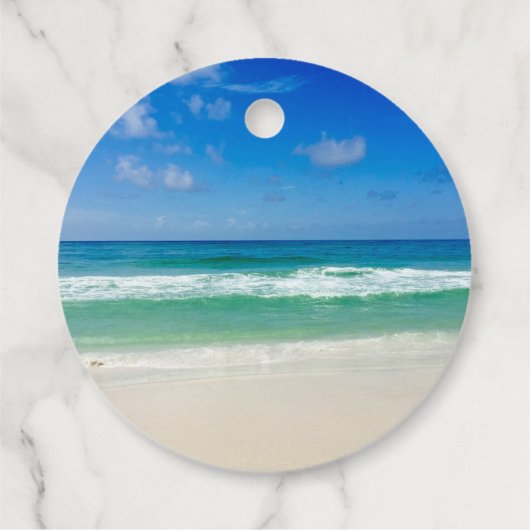 熱帯海波撮影ビーチ結婚式 フェイバータグ (裏面)