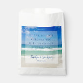 熱帯海波撮影ビーチ結婚式 フェイバーバッグ (正面)