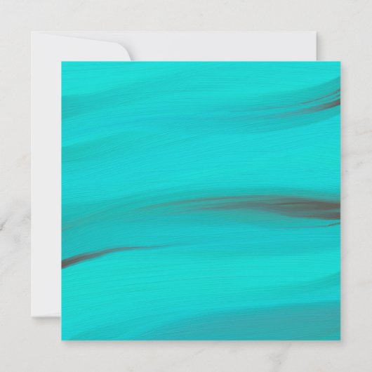 熱帯海波金ゴールド結婚グリッターカード 招待状 (裏面)