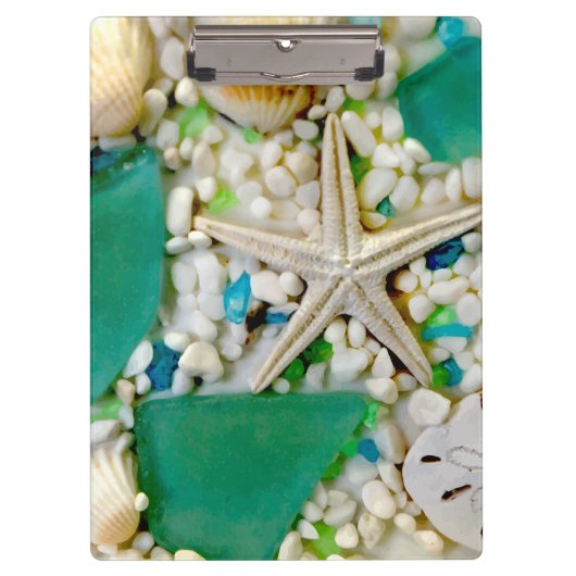 熱帯海洋生物のテーマ クリップボード (正面)