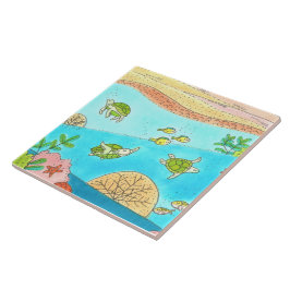 熱帯海浴室 タイル