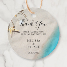 熱帯海砂ヒトデビーチサンキュー結婚ズ フェイバータグ