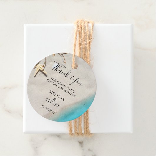 熱帯海砂ヒトデビーチサンキュー結婚ズ フェイバータグ (インサイチュ)