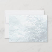 熱帯海結婚イルカ反応カードRSVP 出欠カード (裏面)