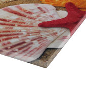 熱帯海航海の沿岸の夏休み カッティングボード (角)