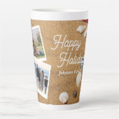 熱帯海航海の沿岸の夏休み カフェラテマグ (正面)